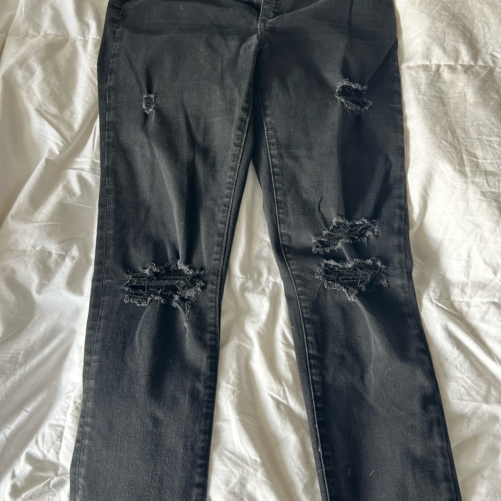 Joe’s Jeans Black Distressed Women Jeans